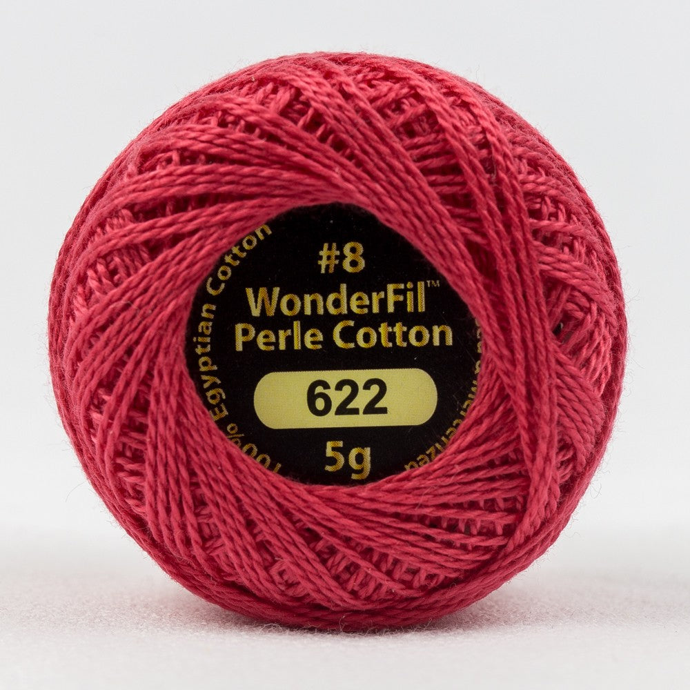 ELEGANZA™ #8WT PERLE COTTON [CL:EL5G-622 BRIGHT LIPSTICK SZ:5G BALL]