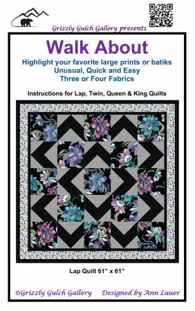 WALK ABOUT LAP QUILT PATTERN