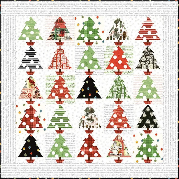 CLASSIC CHRISTMAS TANNENBAUM PATCH QUILT KIT