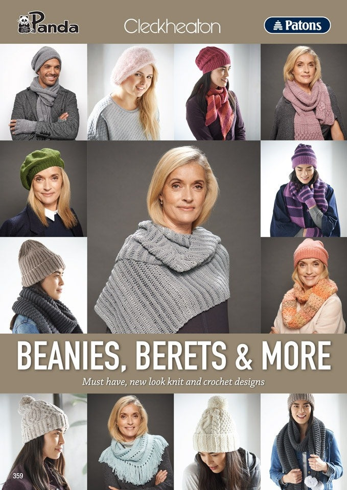 BEANIES, BERETS AND MORE KNIT & CROCHET