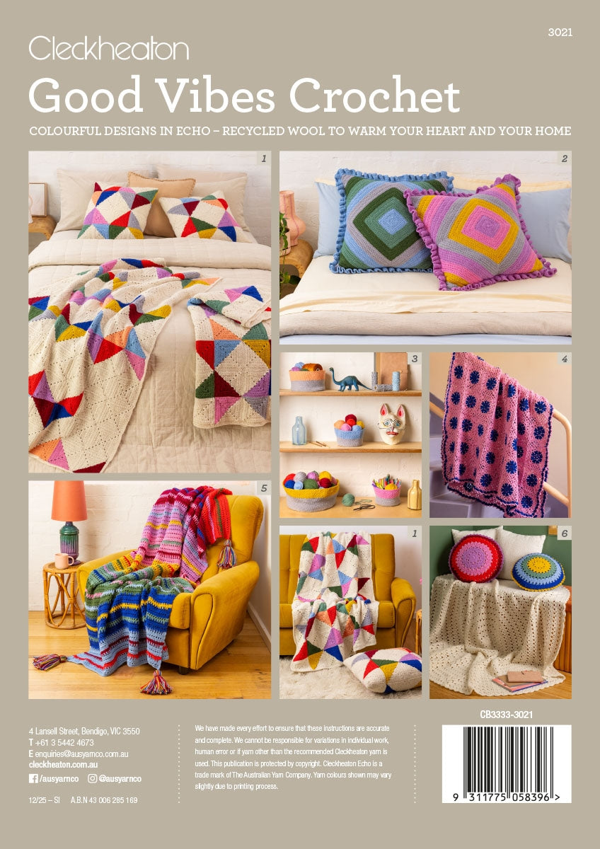 CLECKHEATON GOOD VIBES CROCHET