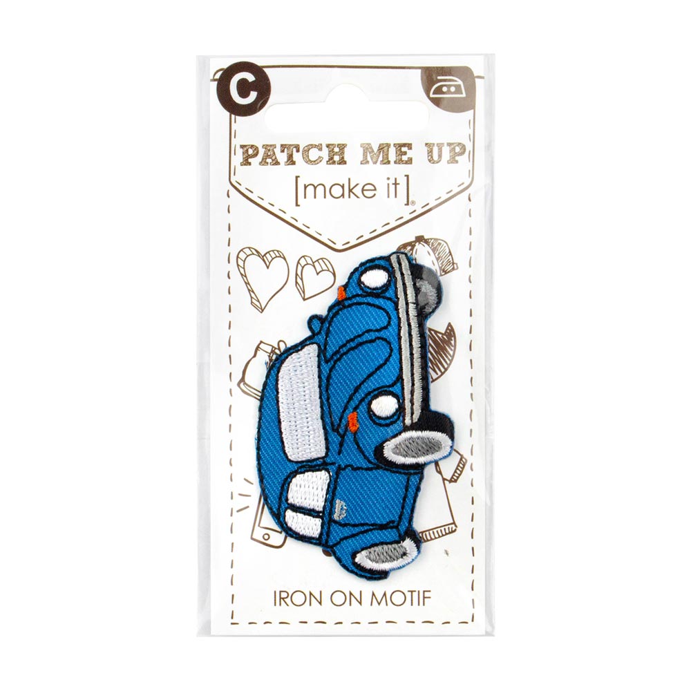 MOTIF IRON-ON VOLKSWAGEN BLUE