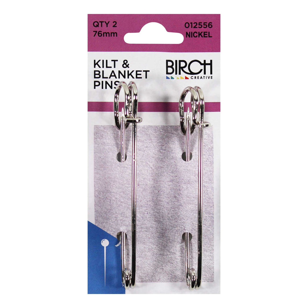 KILT PINS 76MM 3"  - NICKEL