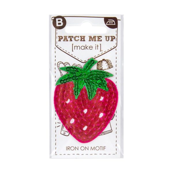 MOTIF IRON-ON STRAWBERRY
