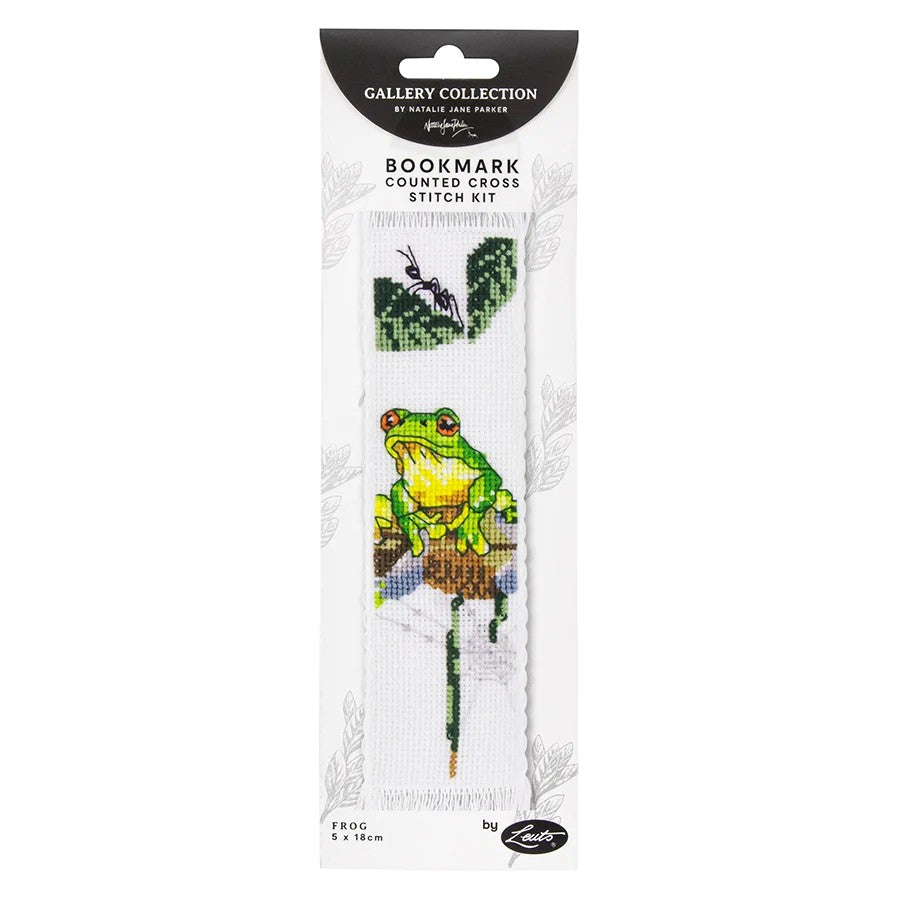 NATALIE JANE PARKER COUNTED CROSS STITCH KIT - FROG