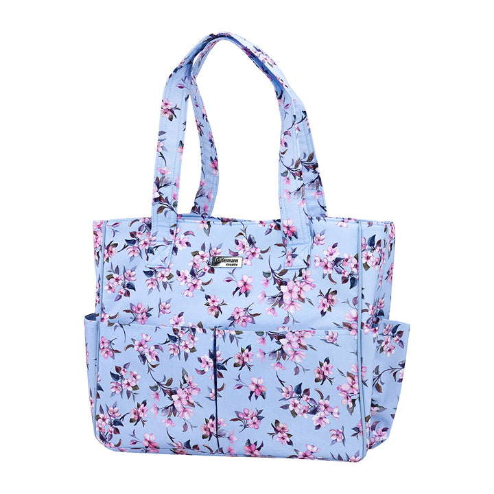 GUTERMANN X BIRCH BLOOMS SEWING TOTE 34X12.5X29CM FLORET BLUE 