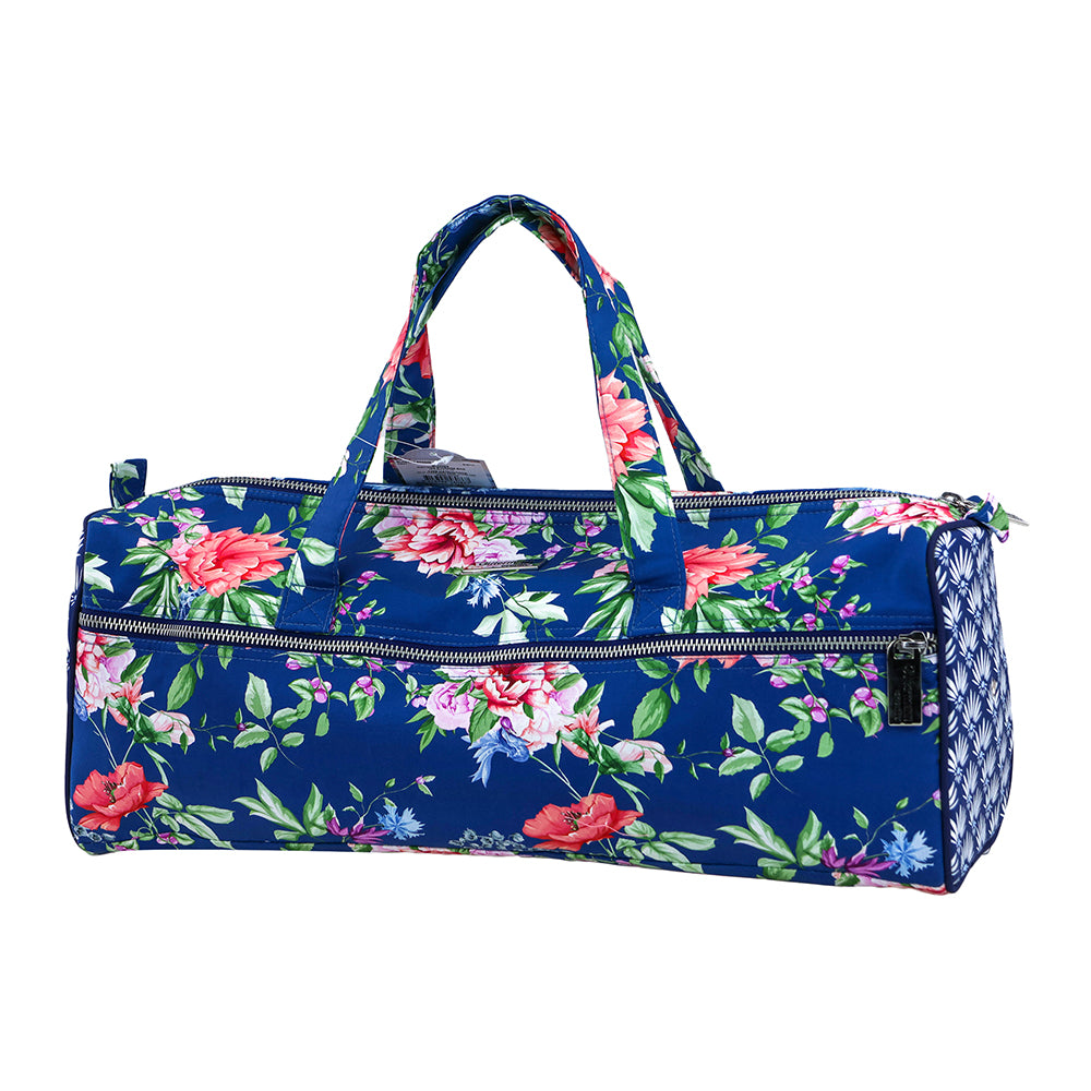 GUTERMANN X BIRCH BLOOMS KNITTING STORAGE BAG 45X14.5X17CM BREEZE NAVY