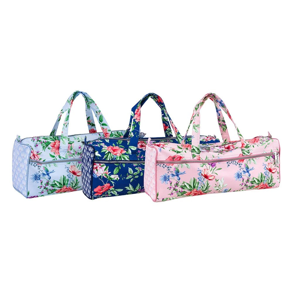 GUTERMANN X BIRCH BLOOMS KNITTING STORAGE BAG 45X14.5X17CM BREEZE BLUE