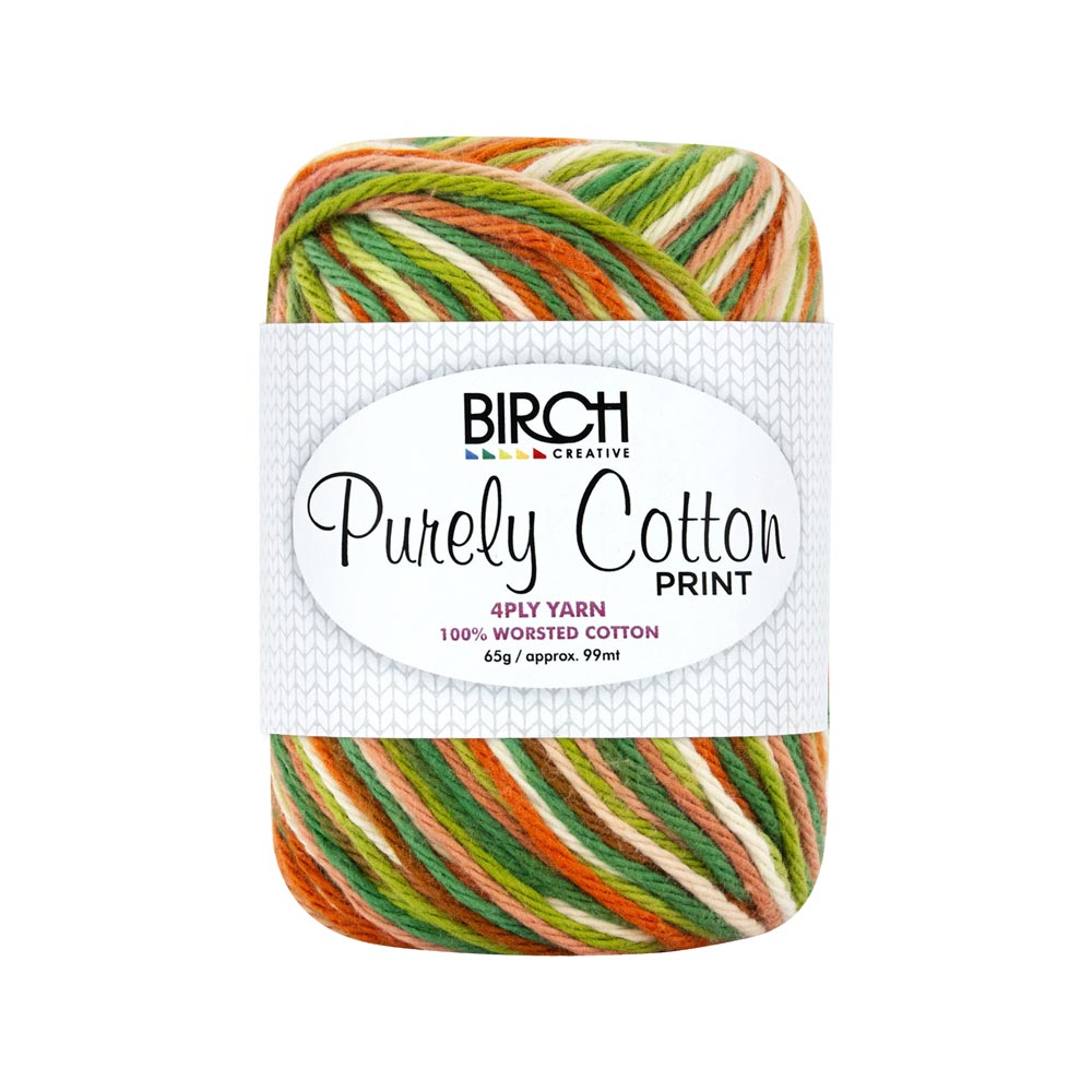 BIRCH 4-PLY YARN 100% COTTON 65G - 003 CAMO CRUSH