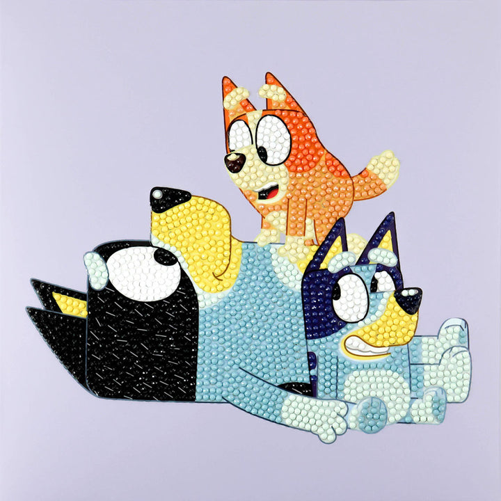 BLUEY DIAMOND PAINTING BOX DAD & THE GIRLS