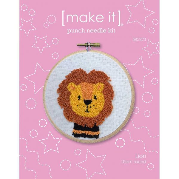 PUNCH NEDDELE KIT - LION 10CM ROUND