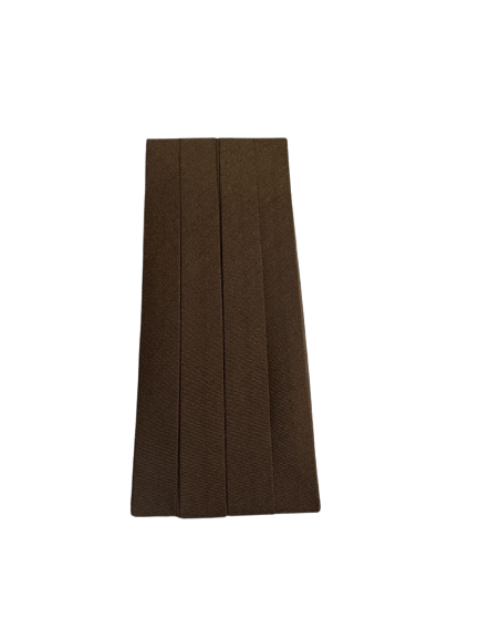 BIAS BINDING BROWN 12MM X 5MTR