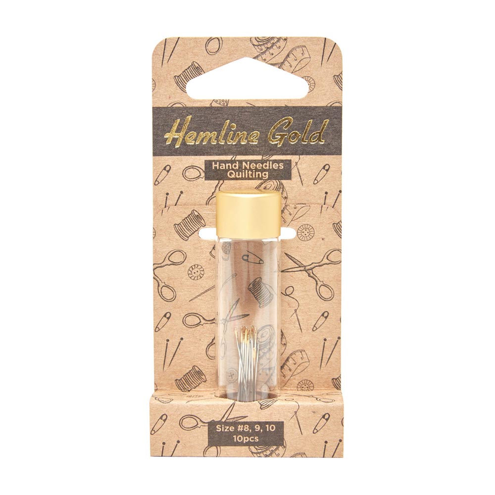 HEMLINE GOLD HAND NEEDLES SIZE #5,7,10