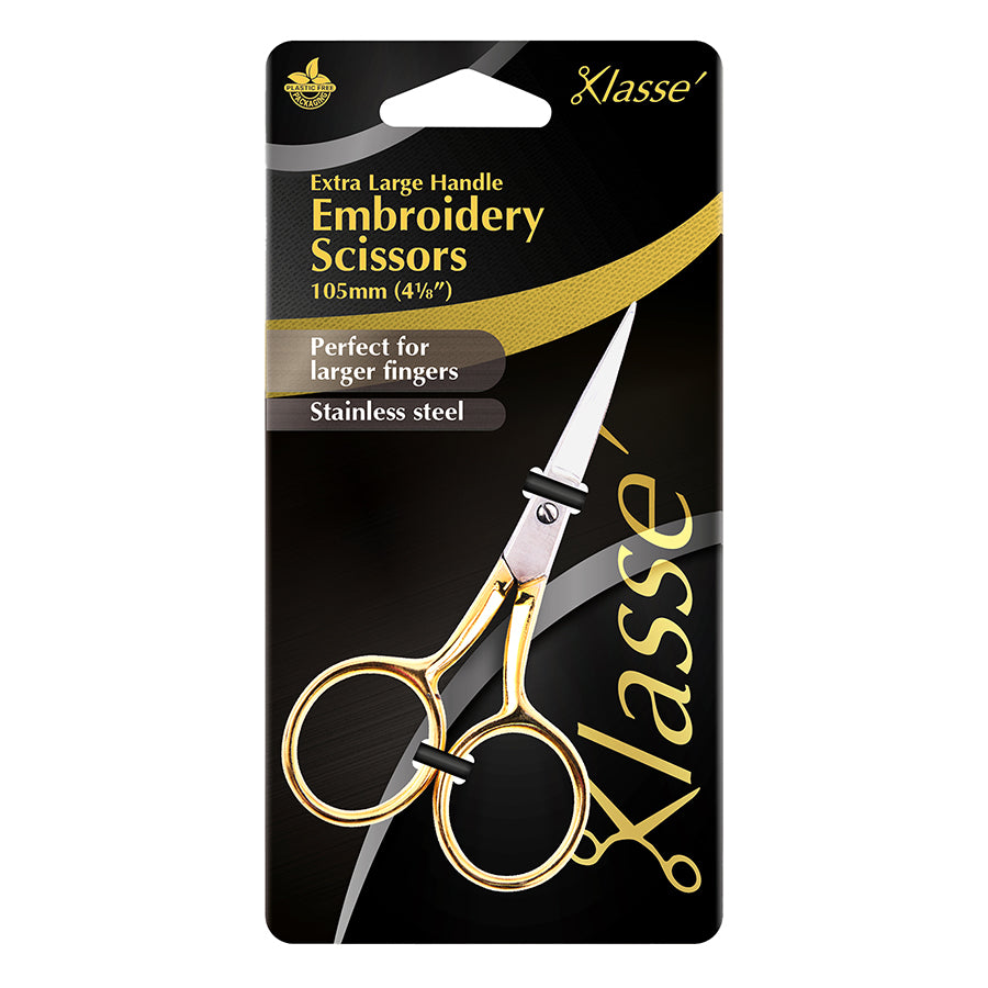 SCISSORS EMBROIDERY EX LARGE HANDLE 105MM 