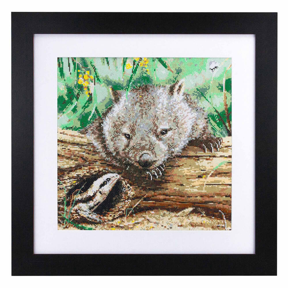 NJP COUNTED CROSS STITCH KIT WOMBAT