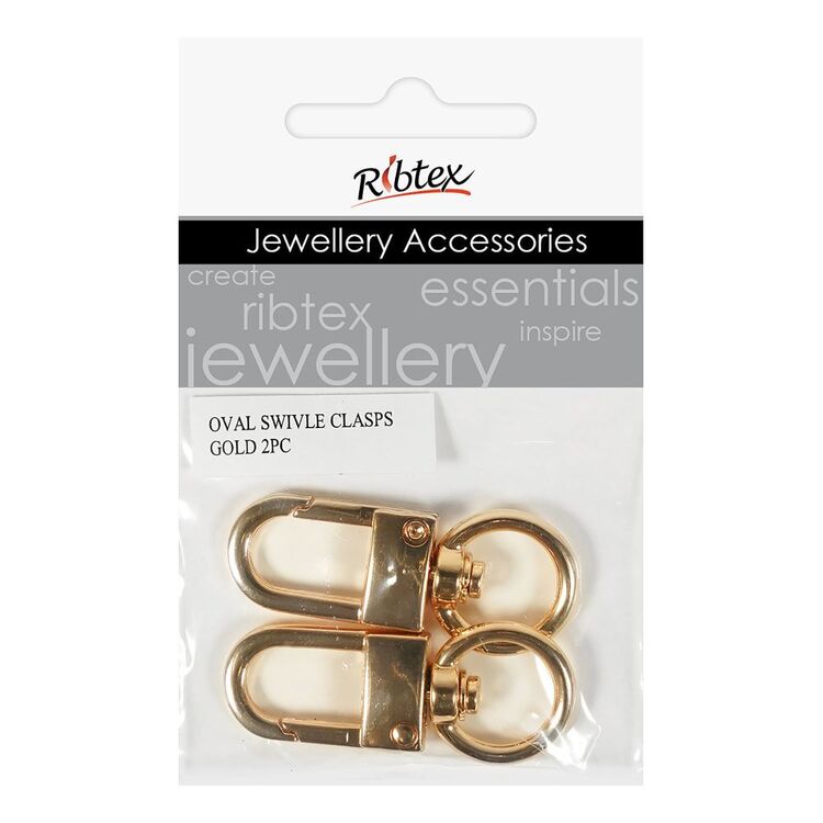 OVAL SWIVEL CLASPS 2PC