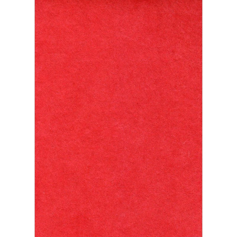 FELT ADHESIVE VISC WOOL RED EACH