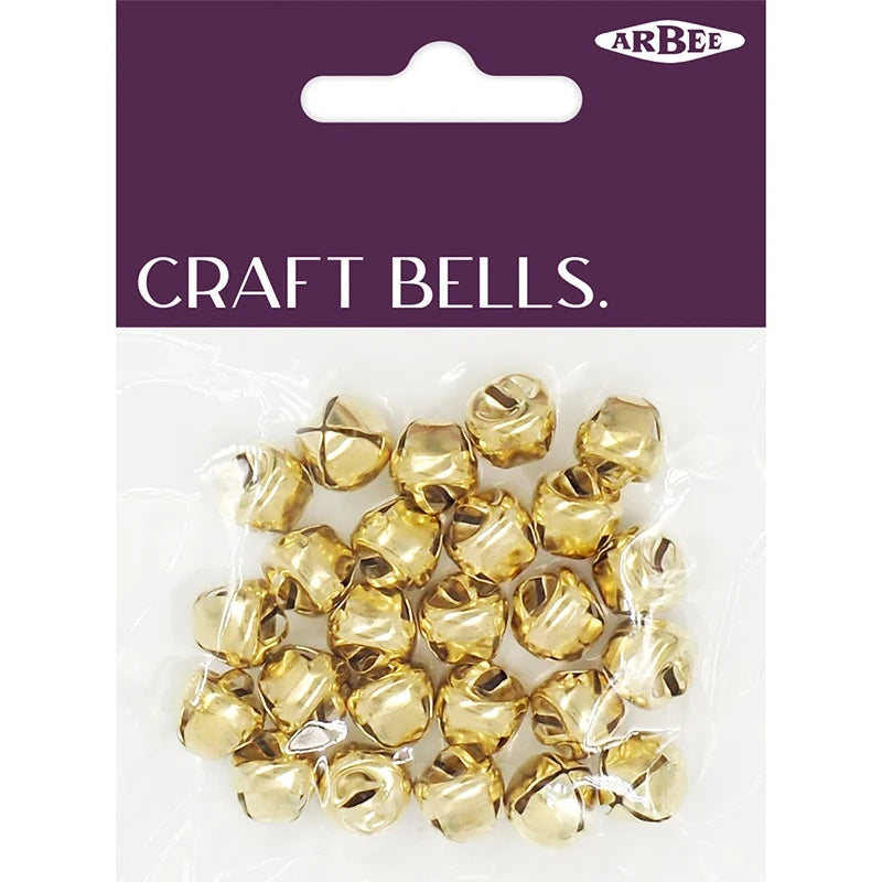 BELLS FOLLEY GOLD 10MM GOLD 25PC