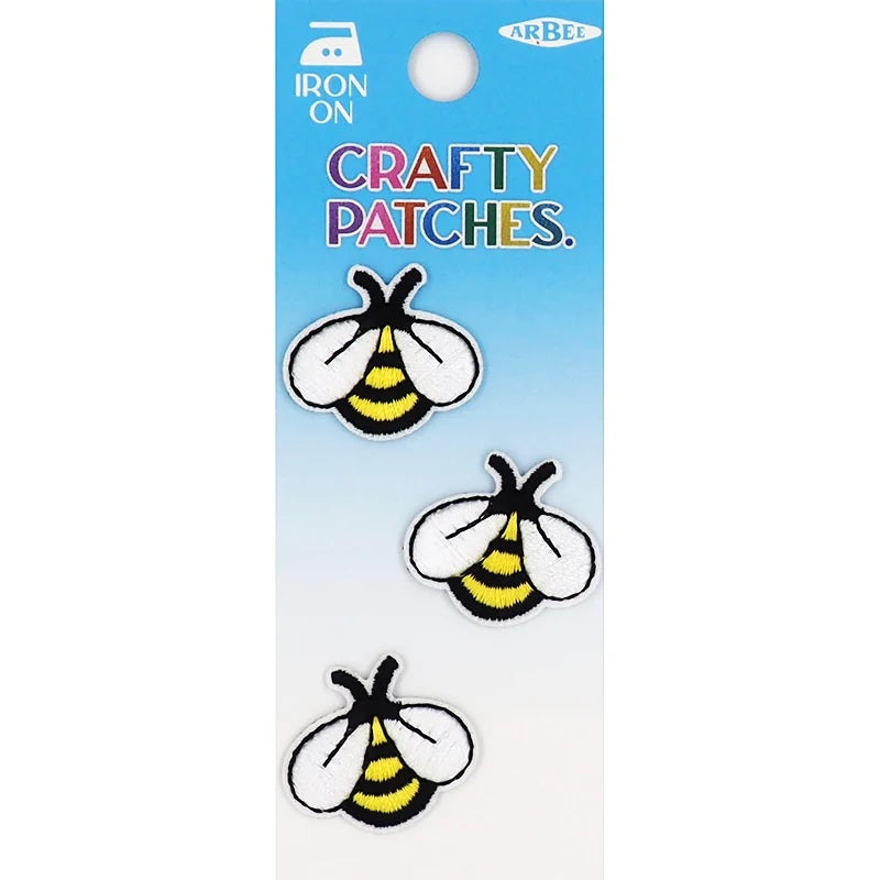 MOTIF MINI BEES IRON ON