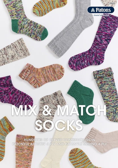 PATONS MIX AND MATCH SOCKS BOOKLET
