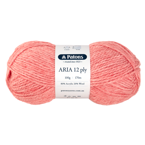 PATONS ARIA 12 PLY 7104 EMBER GLOW