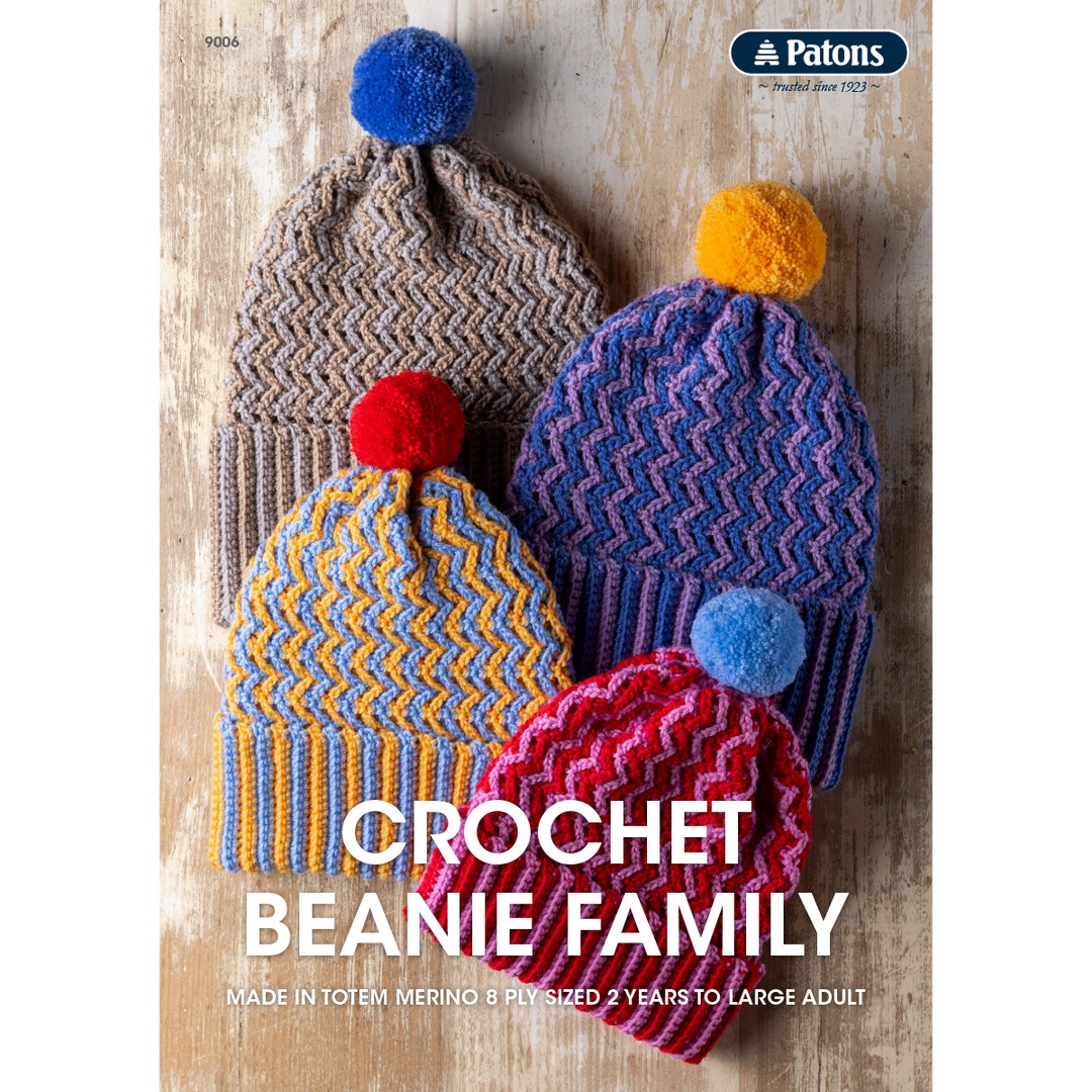 CROCHET BEANIE FAMILY PATTERN