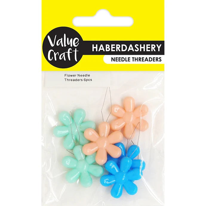 FLOWER NEEDLE THREADER 6PCS