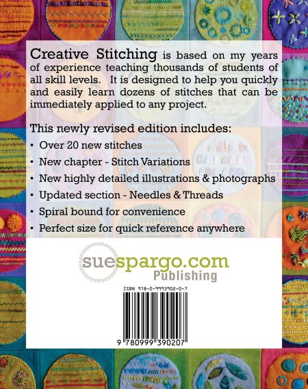 CREATIVE STITCHING BOOK BY SUE SPARGO
